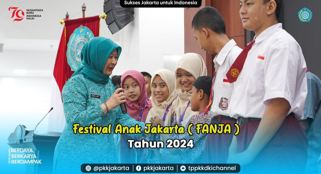 Tim Penggerak PKK Provinsi DKI Jakarta menghadiri acara Festival Anak Jakarta (FANJA)