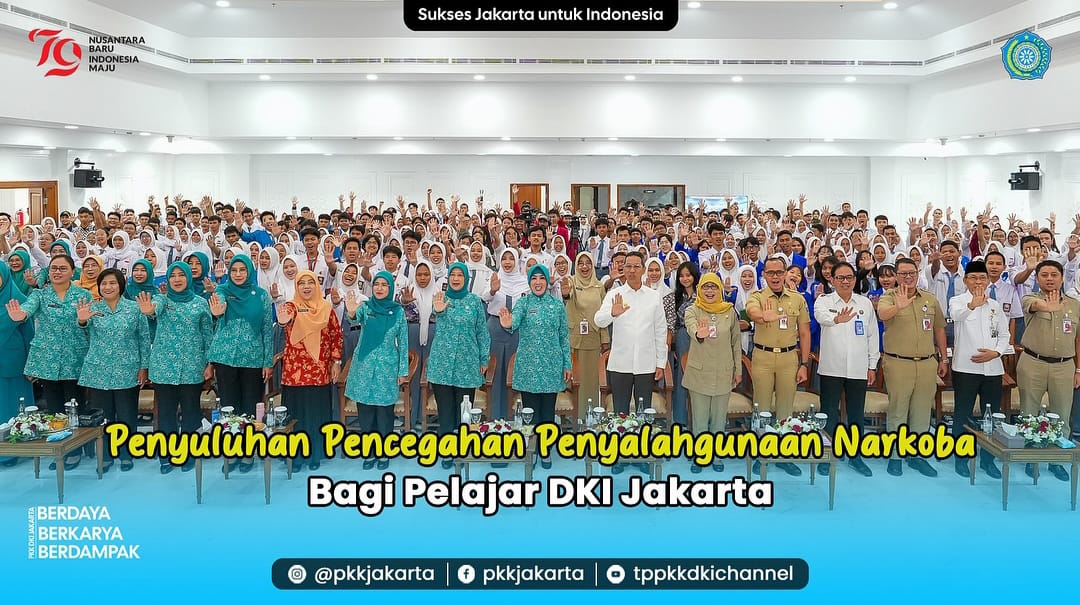 Tim Penggerak PKK Pusat Menggelar Penyuluhan Pencegahan Penyalahgunaan Narkoba Bagi Pelajar DKI Jakarta