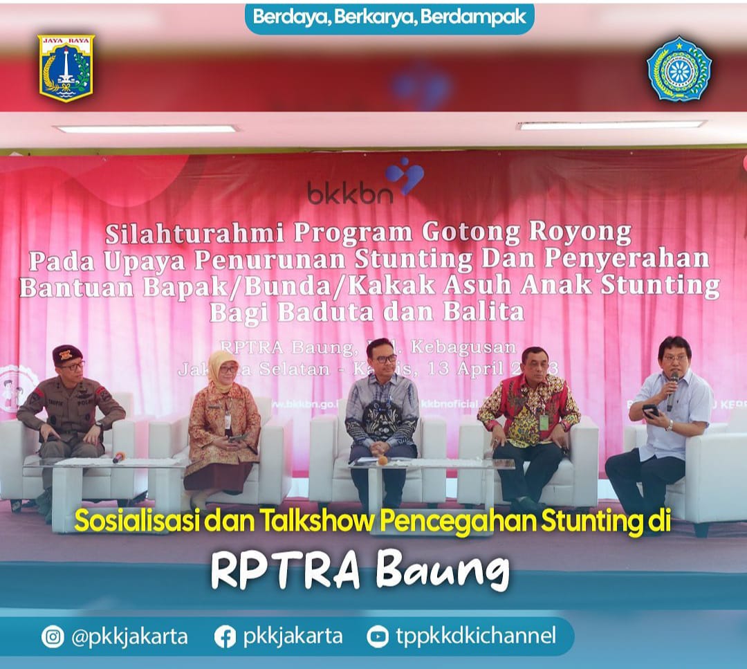 Talkshow & Sosialisasi Pencegahan Stunting di RPTRA Baung